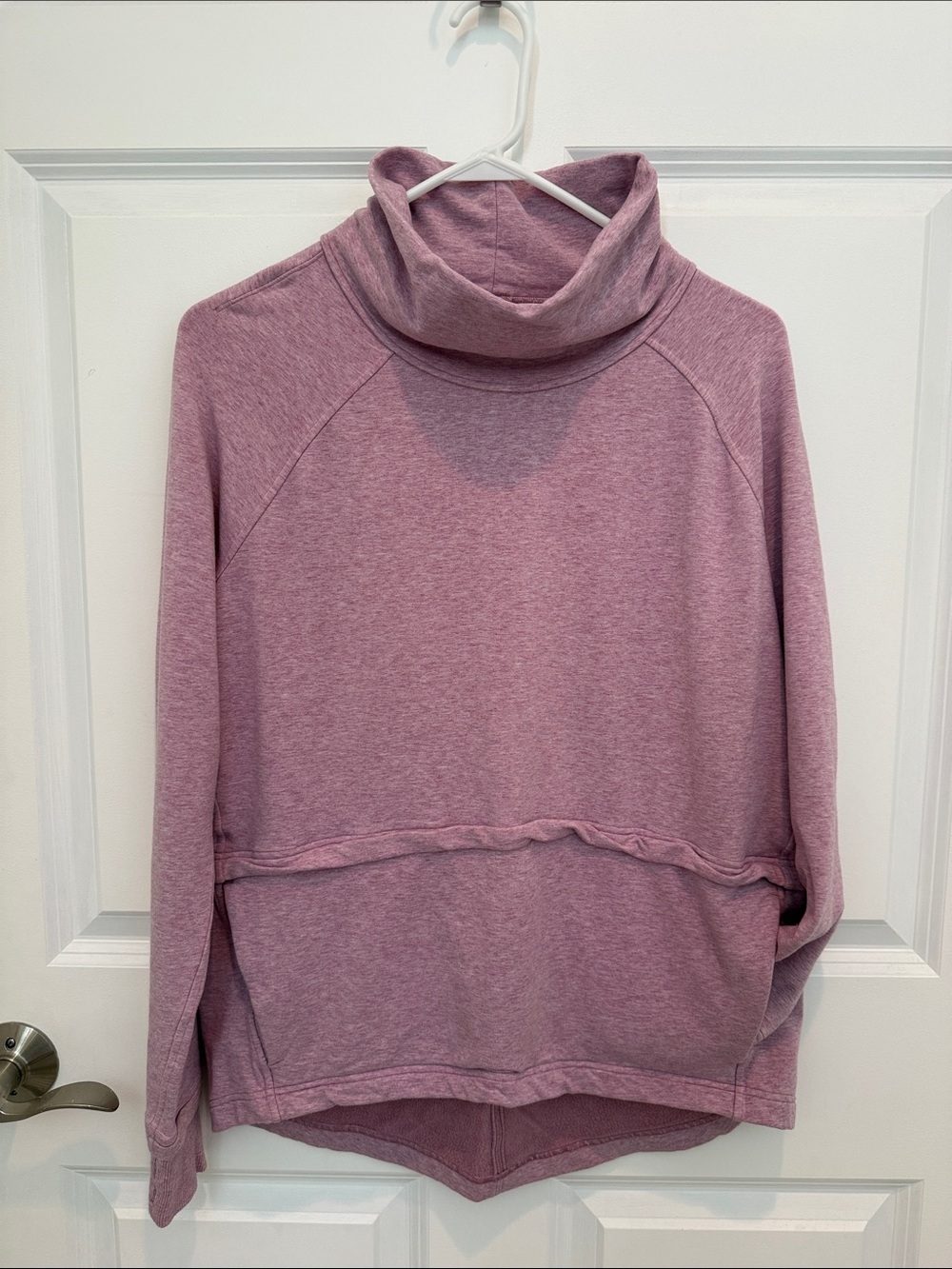 lululemon athletica Pink Cowl Neck Pullover